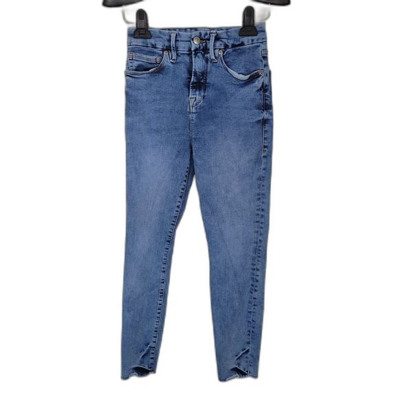 Good American Medium Wash Skinny Denim Jeans - Picture 1 of 4